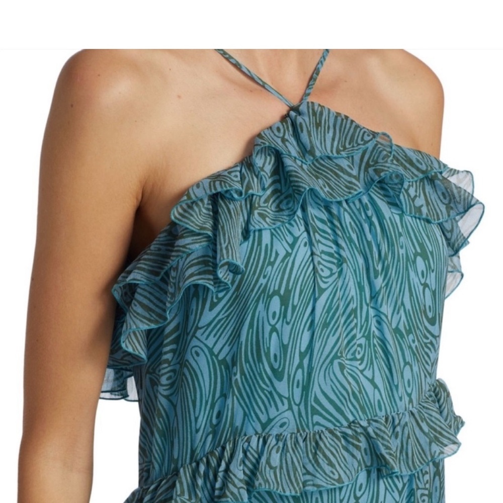 Cinq A Sept - Rayner Ruffle-Trimmed Midi Dress!!